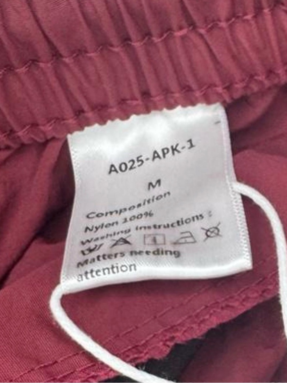 Women's Wide Leg Cargo Pants in Deep Red - Picture 6 of 6